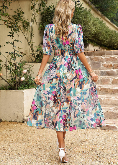 Jane | Elegant Floral Dress