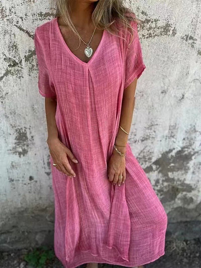 Lucy | V-Neck Midi Dress