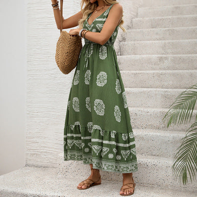 Idony | Boho Embroidered Maxi Dress