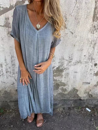 Lucy | V-Neck Midi Dress