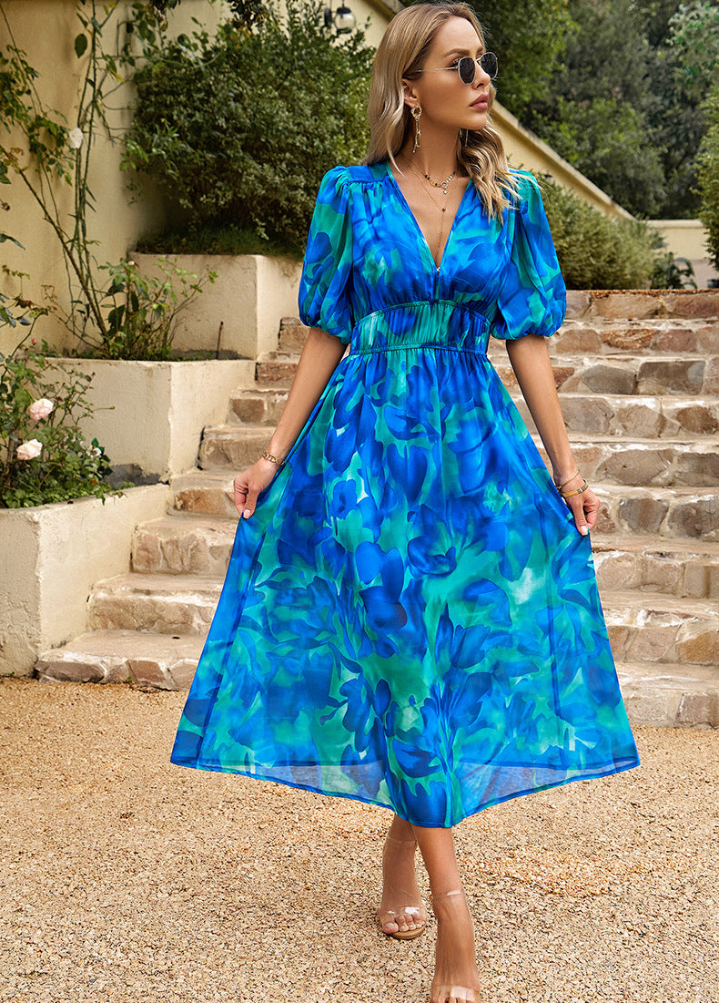 Jane | Elegant Floral Dress