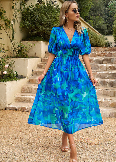 Jane | Elegant Floral Dress
