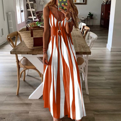 Mila | Striped Long Dress