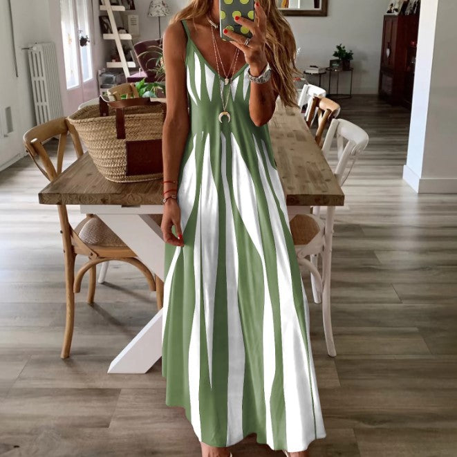 Mila | Striped Long Dress
