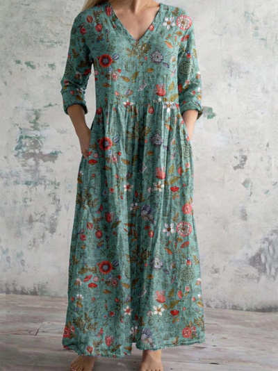Celestine | Maxi Floral Print Dress