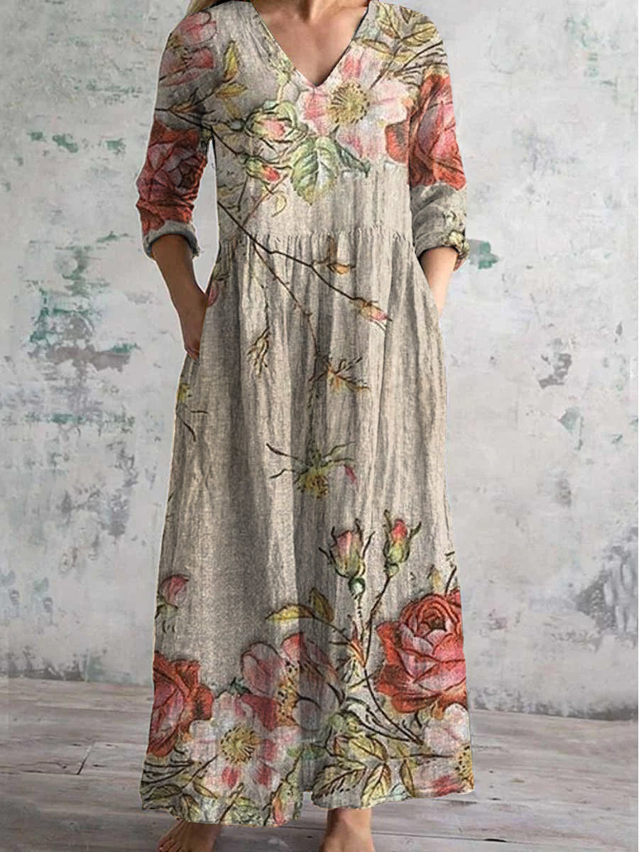 Celestine | Maxi Floral Print Dress