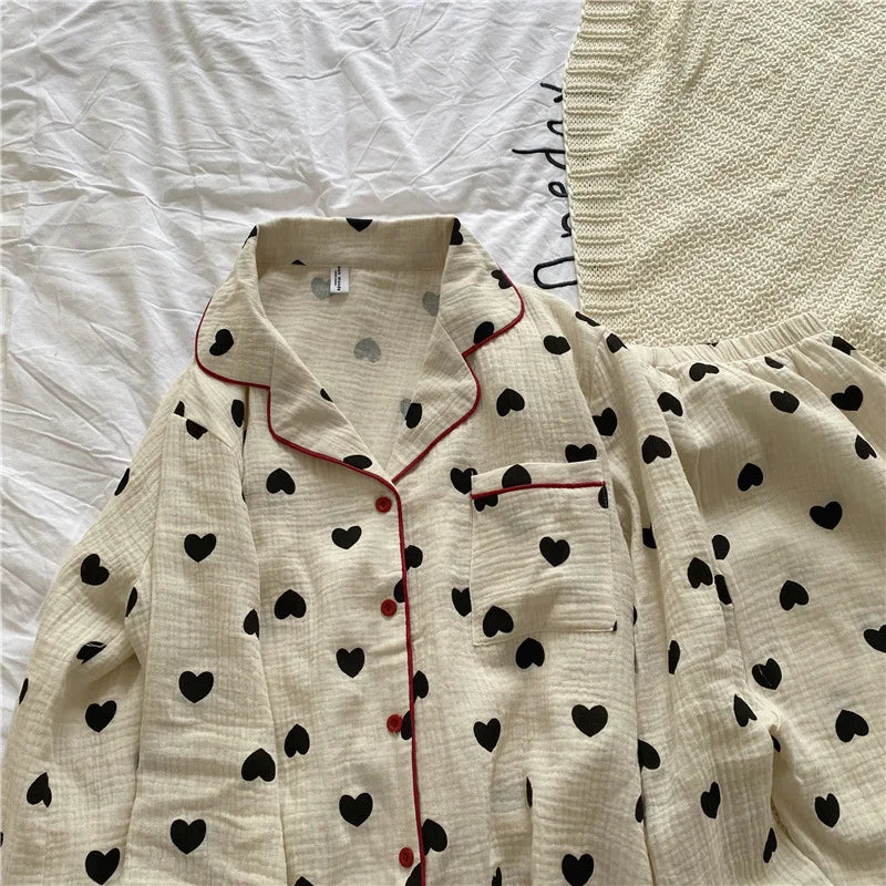 Ayleen | Heart Pajama Set