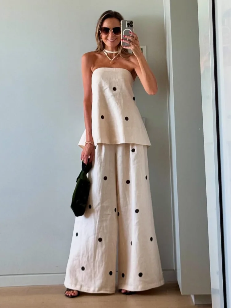 Lisa | Polka Dot Two-Piece Set