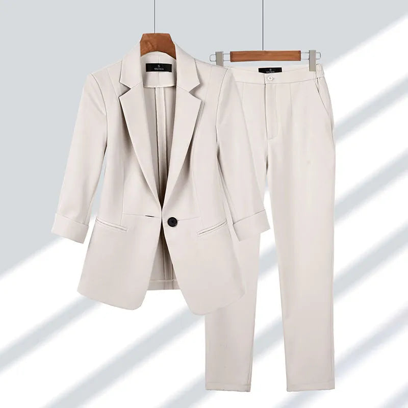 Cherry | Chic Blazer Set