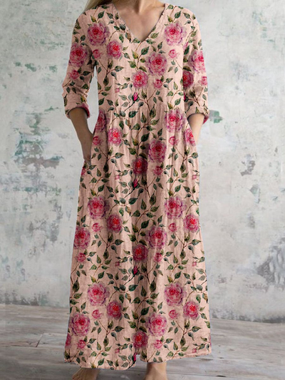 Celestine | Maxi Floral Print Dress