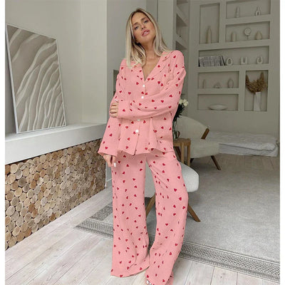 Maura Heart Pajama Set