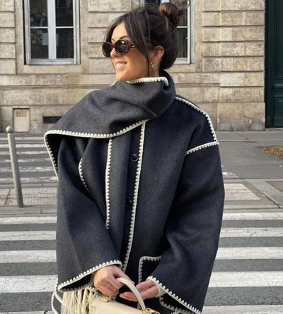 Elena | Coat + Scarf