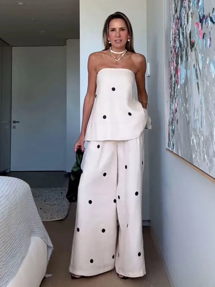 Lisa | Polka Dot Two-Piece Set