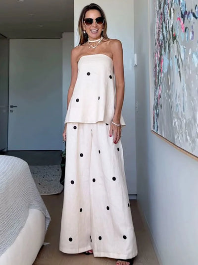 Lisa | Polka Dot Two-Piece Set