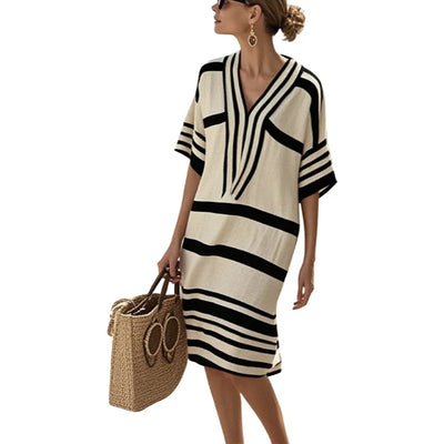 Angelica | Flowing Striped Dress