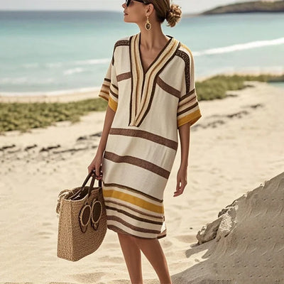 Angelica | Flowing Striped Dress