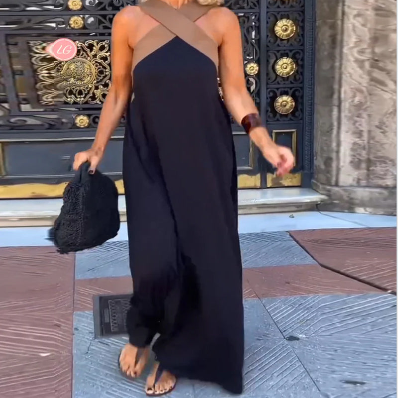 Morven | Crossover Maxi Dress