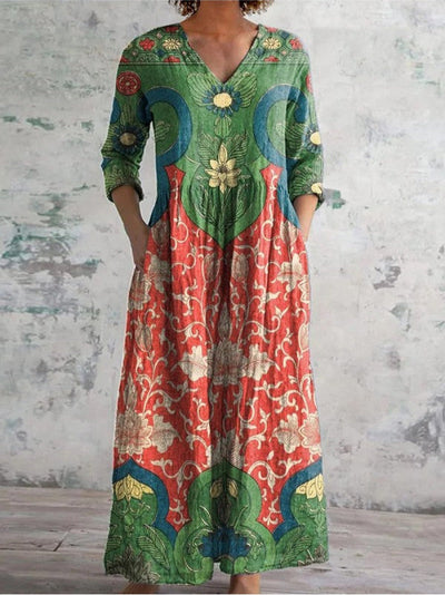 Celestine | Maxi Floral Print Dress