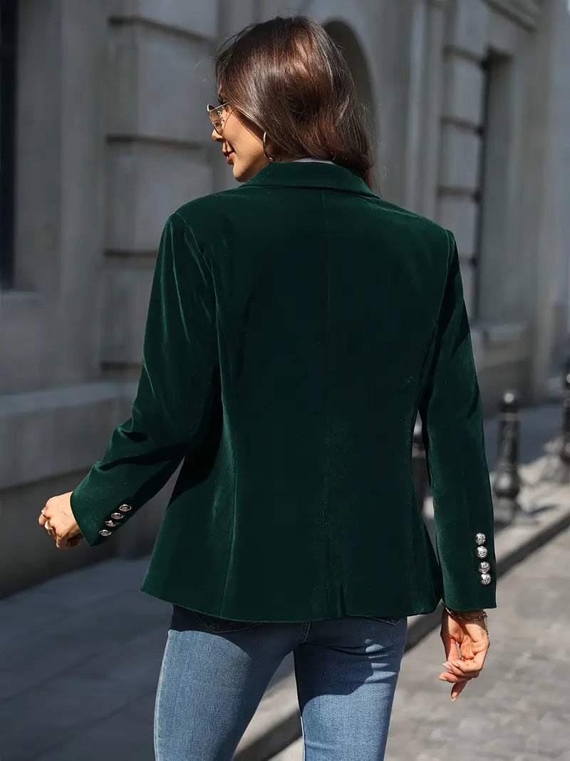 Selene | Tailored Velvet Blazer