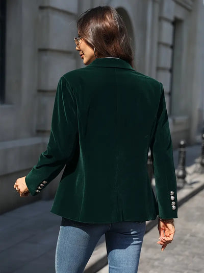 Selene | Tailored Velvet Blazer
