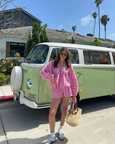 Grace | Summer Striped Two-Piece Set
