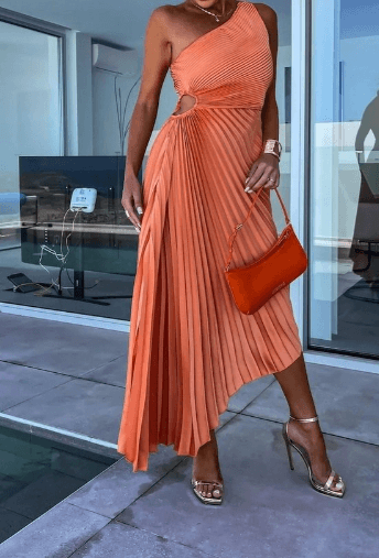 Regina | One Shoulder Dress