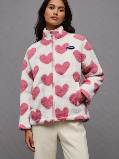 Alison | Double Sided Heart Coat