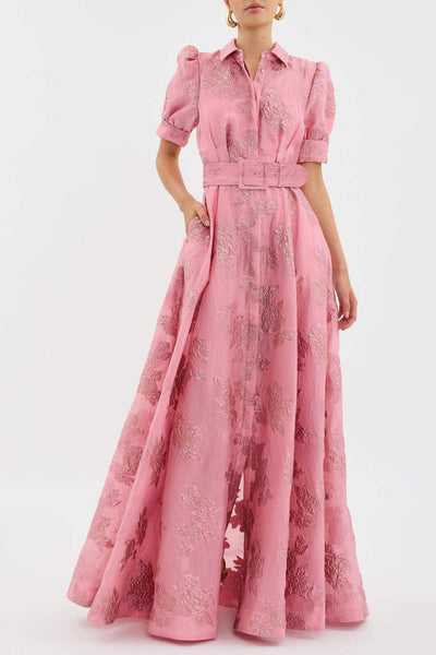 Julia | Short Puff Sleeves Dress