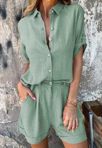 Pauline | Breezy Buttoned Set