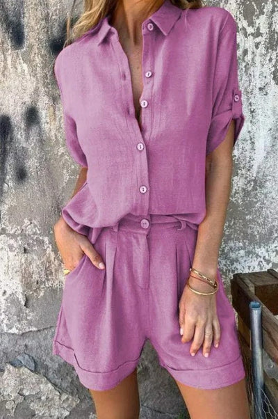 Pauline | Breezy Buttoned Set