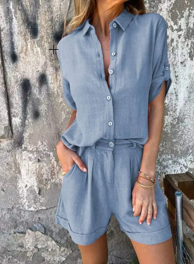 Pauline | Breezy Buttoned Set