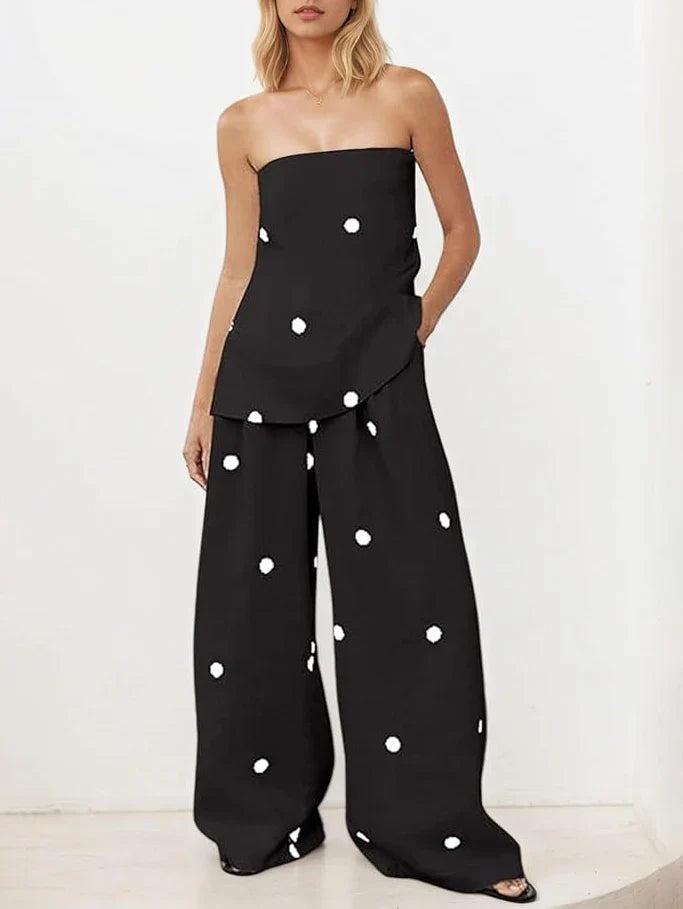 Lisa | Polka Dot Two-Piece Set