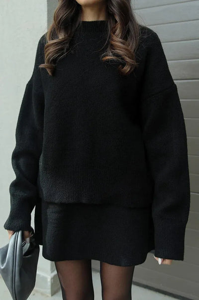 Rose | Knitted Sweater + Skirt