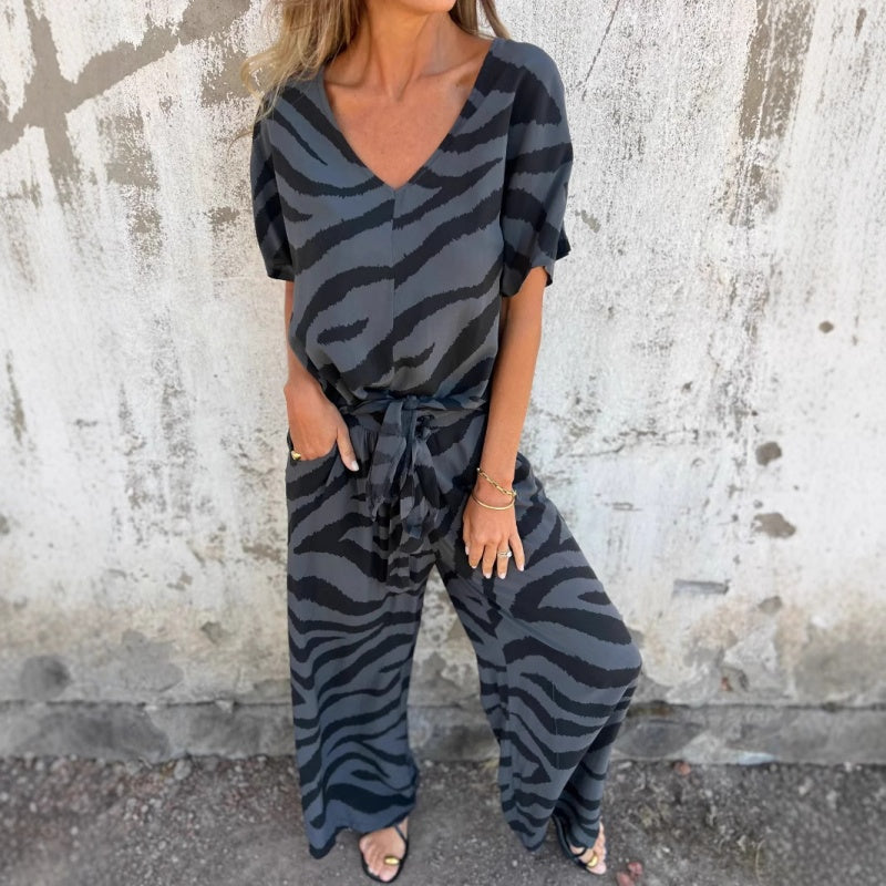 Alina | Zebra Two-Piece Set