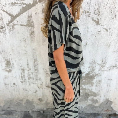 Alina | Zebra Two-Piece Set