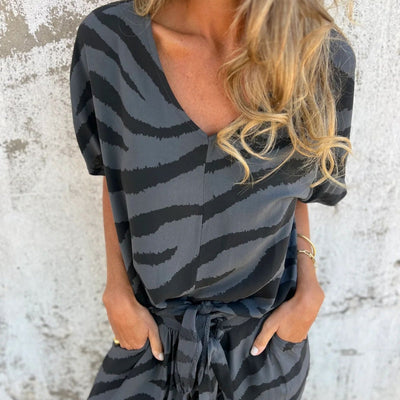 Alina | Zebra Two-Piece Set