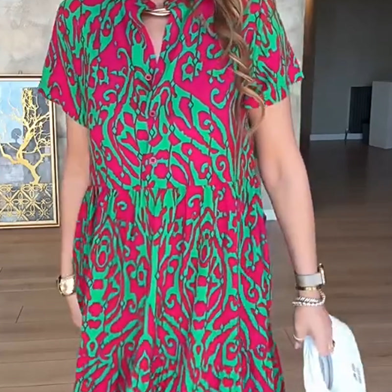 Sia | Printed Dress